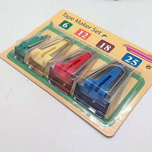Bias Tape Maker Set (6MM 12MM 18MM 25MM) - Image 3